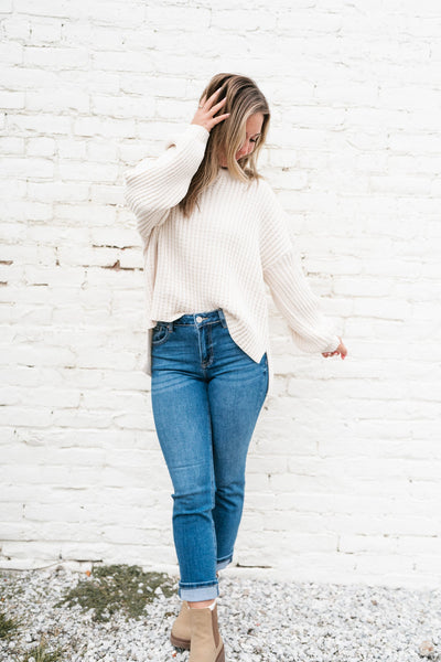 Chilly Afternoon Sweater - Cream