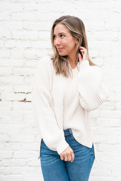 Chilly Afternoon Sweater - Cream