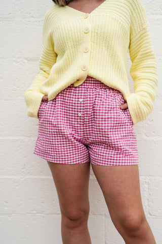 New Obsession Gingham Short