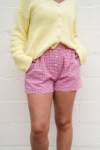 New Obsession Gingham Short