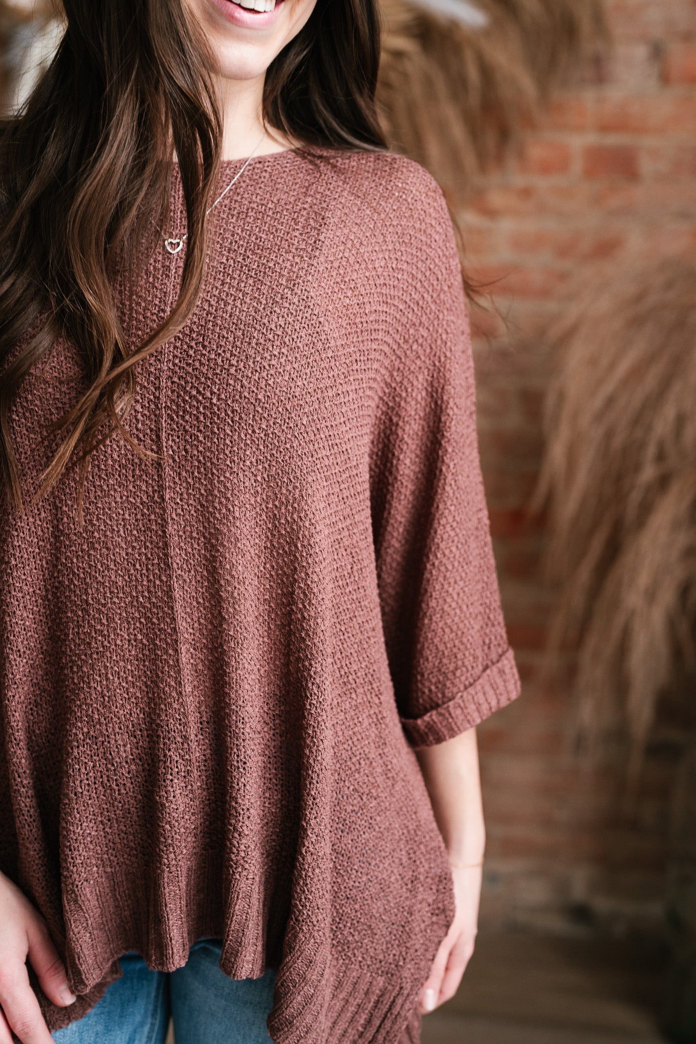 Espresso Relaxed Knit Sweater