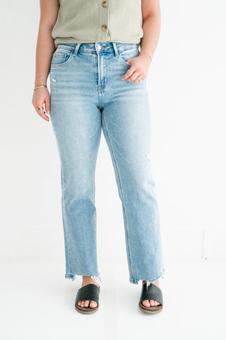 Lovervet Korie High Rise Slim Wide Leg Jean