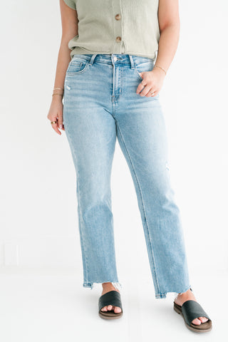 Lovervet Korie High Rise Slim Wide Leg Jean