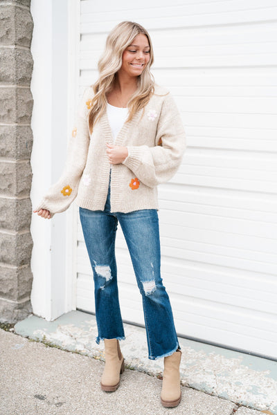 A Moment For Floral Cardigan