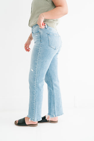 Lovervet Korie High Rise Slim Wide Leg Jean