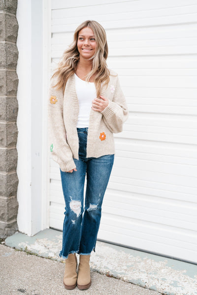A Moment For Floral Cardigan