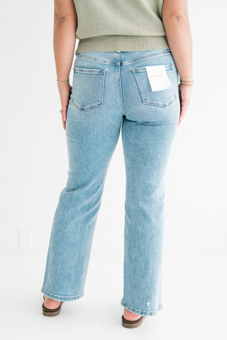 Lovervet Korie High Rise Slim Wide Leg Jean