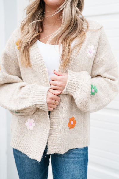 A Moment For Floral Cardigan