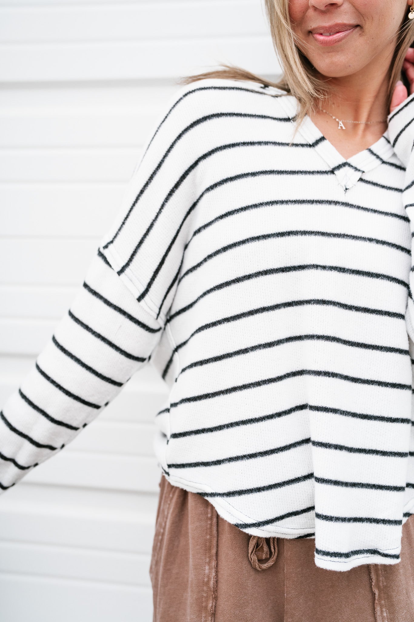 Don't Blink Striped Top
