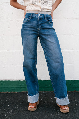 Risen Brielle High Rise Wide Leg Jean