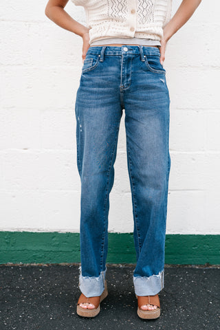 Risen Brielle High Rise Wide Leg Jean