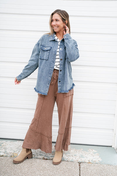 Steph Frayed Edge Denim Jacket