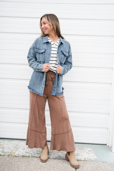 Steph Frayed Edge Denim Jacket