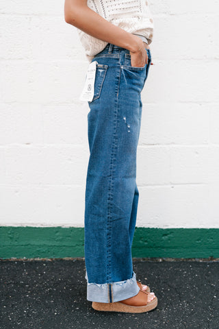 Risen Brielle High Rise Wide Leg Jean