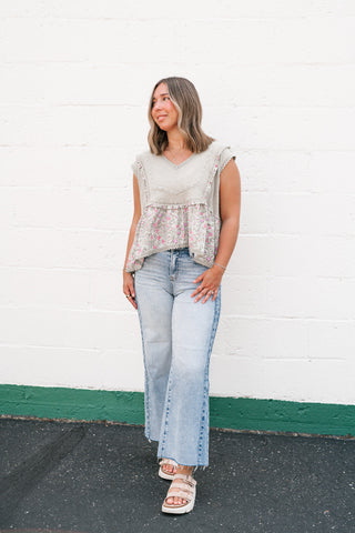 Arlo Boho Patchwork Floral Tank
