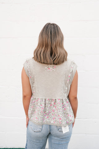 Arlo Boho Patchwork Floral Tank