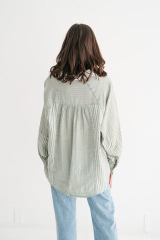Sabine Everyday Striped Button Up Shirt