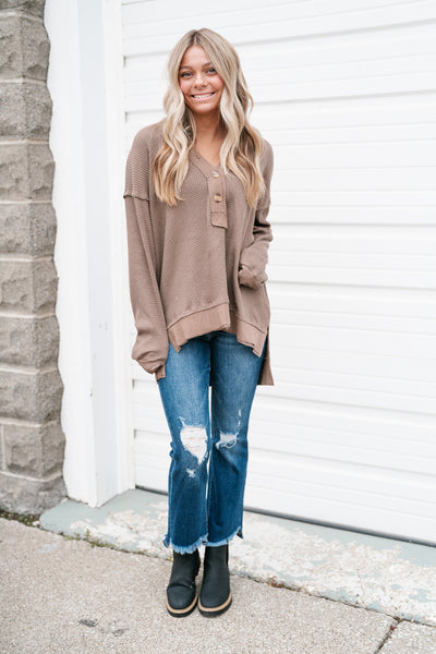 Cozier In Waffle Top