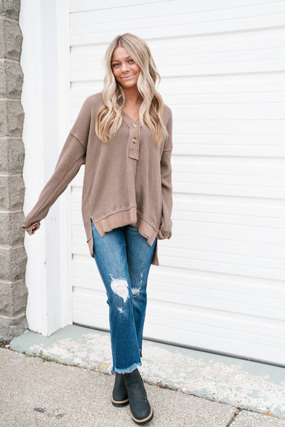 Cozier In Waffle Top