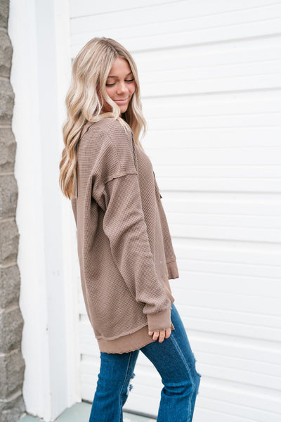 Cozier In Waffle Top