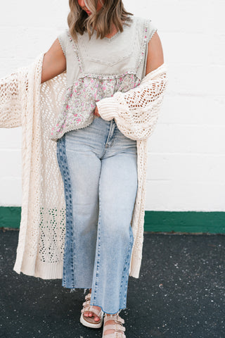 Garden Gate Open Knit Cardigan