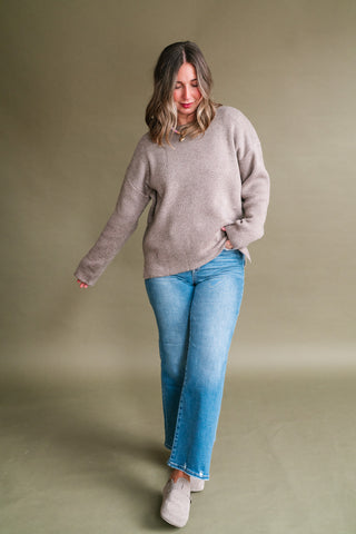First Thing Long Sleeve Knit Sweater