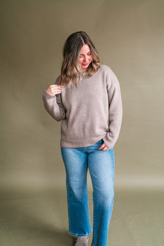 First Thing Long Sleeve Knit Sweater