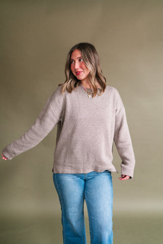 First Thing Long Sleeve Knit Sweater