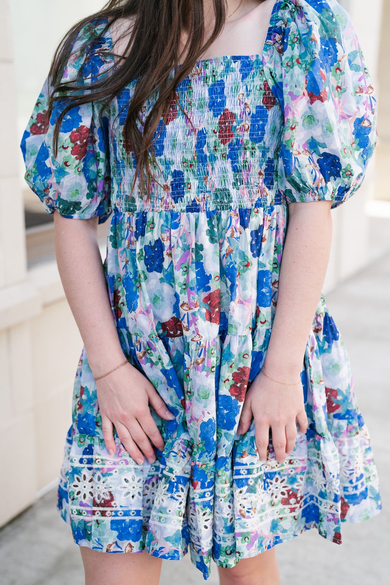 Eloise Floral Ruffle Dress