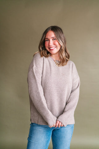 First Thing Long Sleeve Knit Sweater