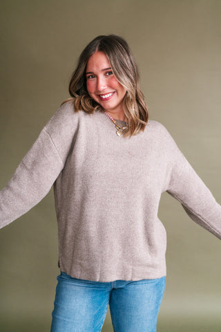 First Thing Long Sleeve Knit Sweater