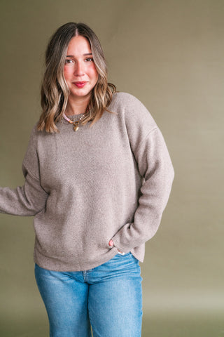 First Thing Long Sleeve Knit Sweater