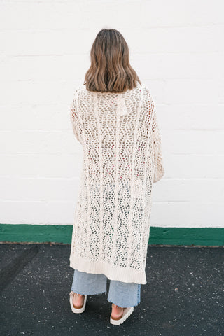 Garden Gate Open Knit Cardigan