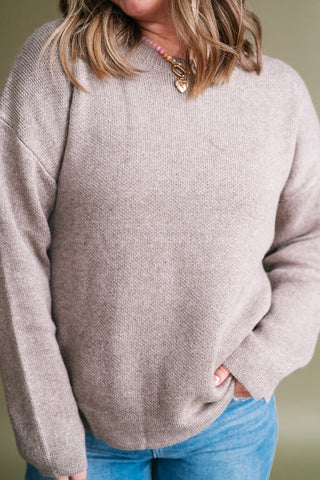 First Thing Long Sleeve Knit Sweater