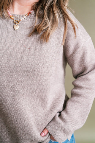 First Thing Long Sleeve Knit Sweater