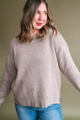 First Thing Long Sleeve Knit Sweater