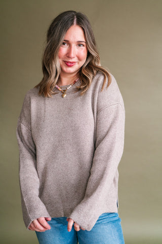 First Thing Long Sleeve Knit Sweater