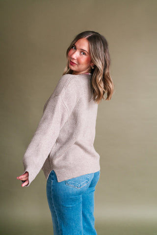 First Thing Long Sleeve Knit Sweater