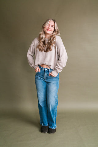 True Story Long Sleeve Knit Sweater