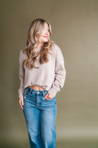 True Story Long Sleeve Knit Sweater