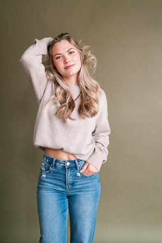 True Story Long Sleeve Knit Sweater