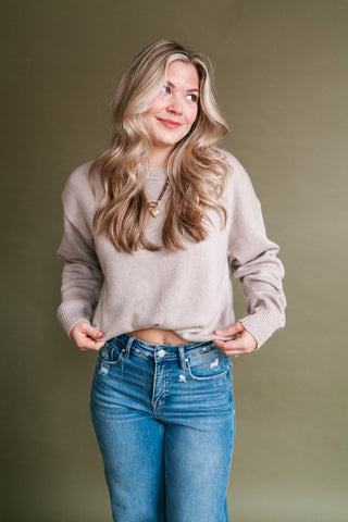 True Story Long Sleeve Knit Sweater