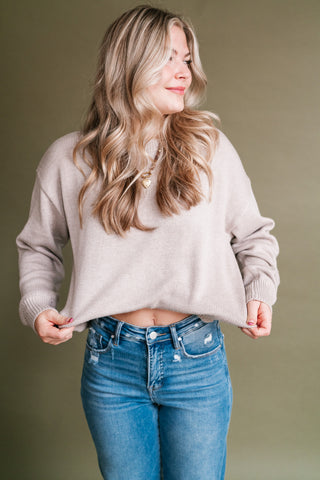 True Story Long Sleeve Knit Sweater
