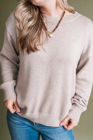 True Story Long Sleeve Knit Sweater