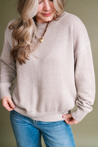 True Story Long Sleeve Knit Sweater