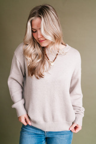 True Story Long Sleeve Knit Sweater