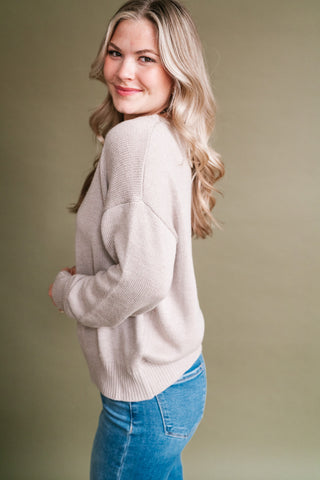 True Story Long Sleeve Knit Sweater