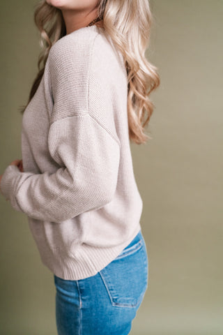 True Story Long Sleeve Knit Sweater