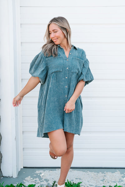 Sasha Puff Sleeve Dress
