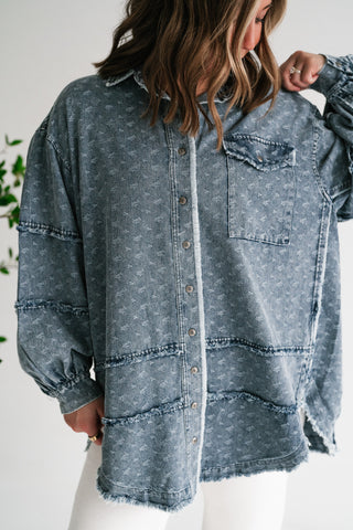 Western Skies Oversized Denim Shacket